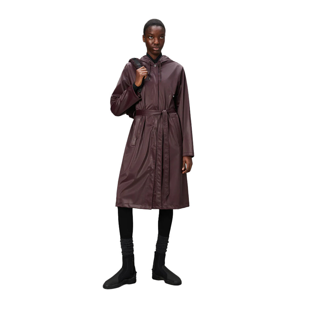 Rains A-Line Longer W Jacket W3 Women's Clothing Depth