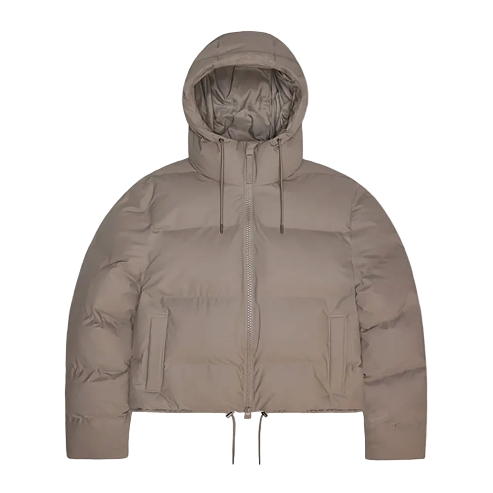 Rains Alta Short Puffer Jacket W3T3 Women's Clothing Cinder