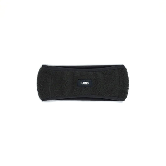 Rains Fleece Headband T1 Mens Clothing Black