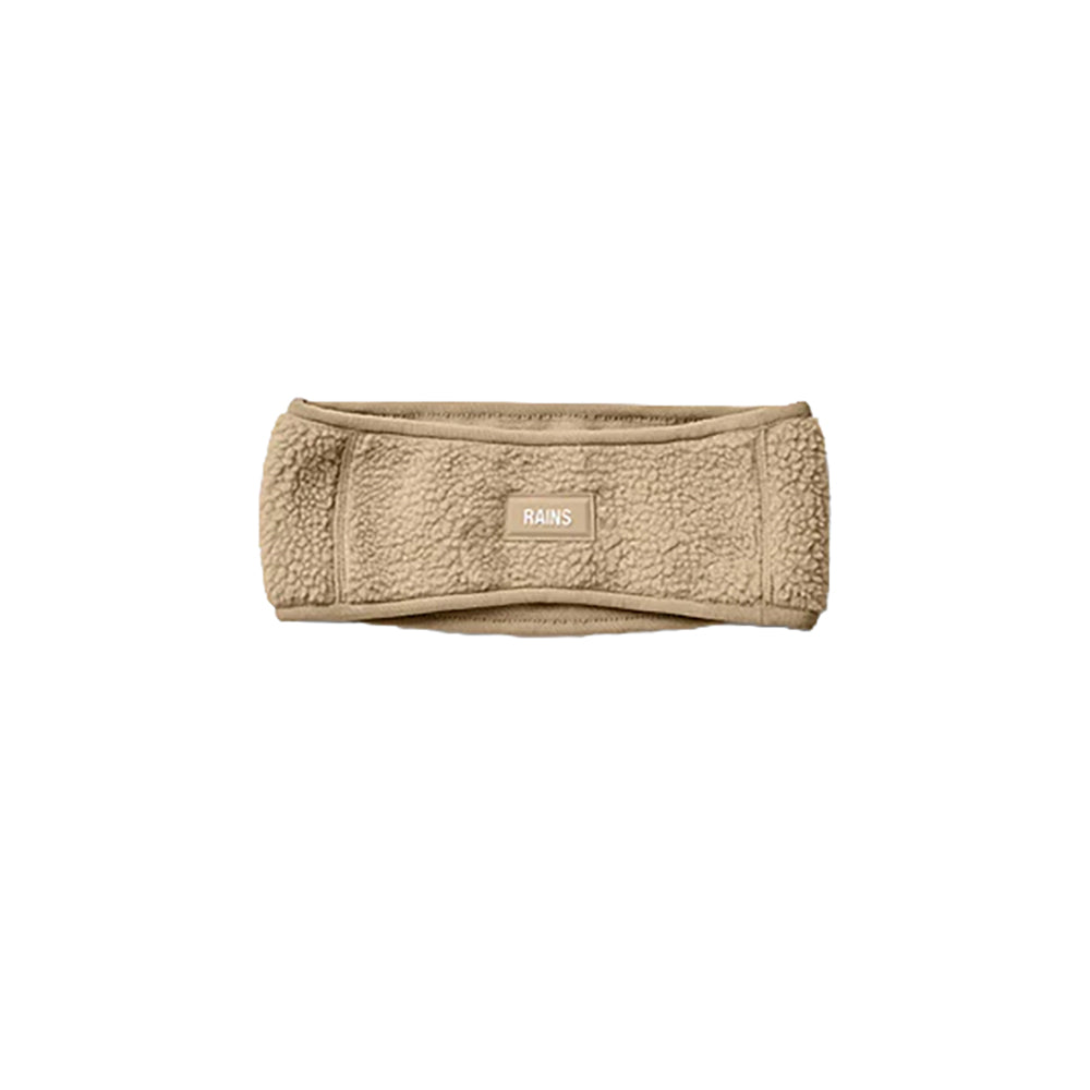 Rains Fleece Headband T1 Men's Clothing Beige