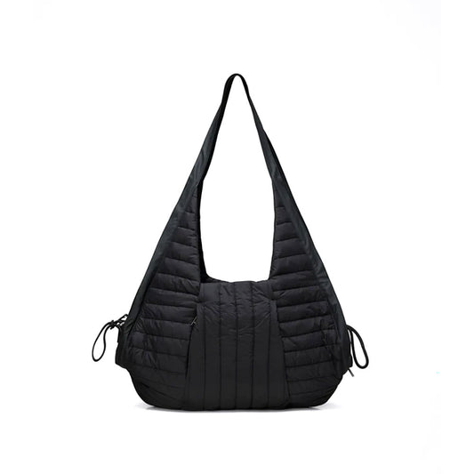 Rains Koya Vision Bag slouch black quilted bag | Simons Shoes