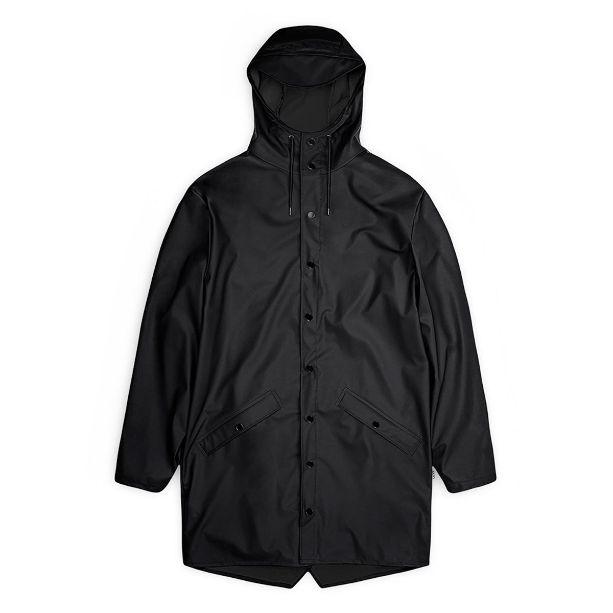Rains Long Jacket W3 Men's Clothing Black