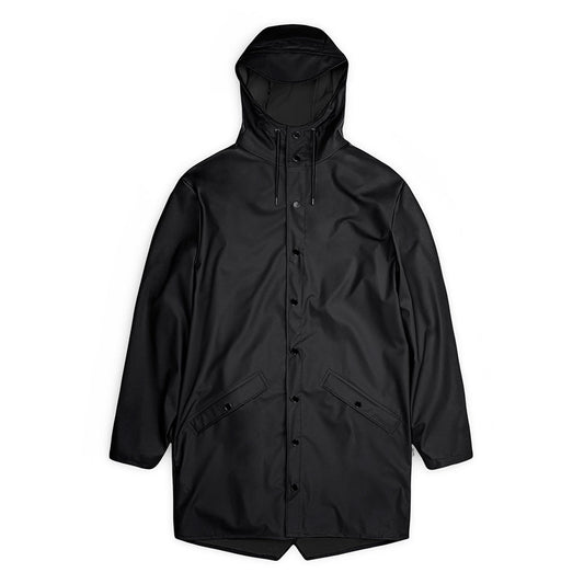 Rains Long Jacket W3 Men's Clothing Black