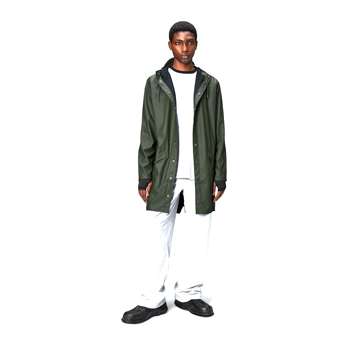 Rains Long Jacket W3 Men's Clothing 