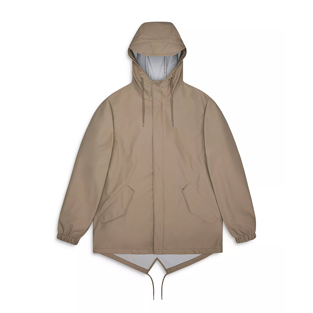 Rains Fishtail Jacket Men's Men's Clothing Beige