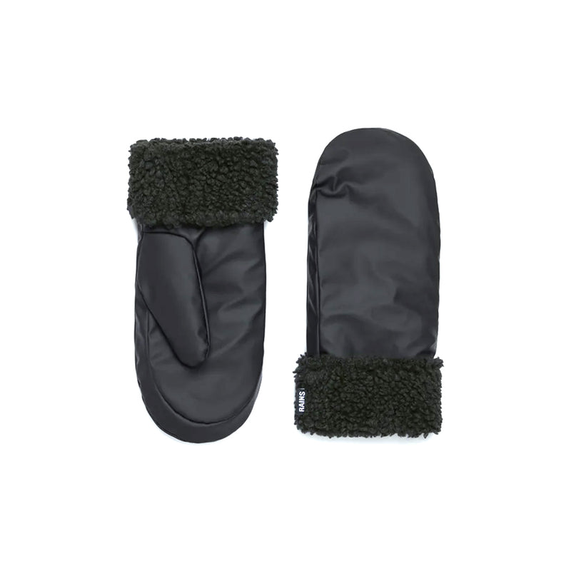 Rains Waterproof Puffer Fleece Mittens | Simons Shoes