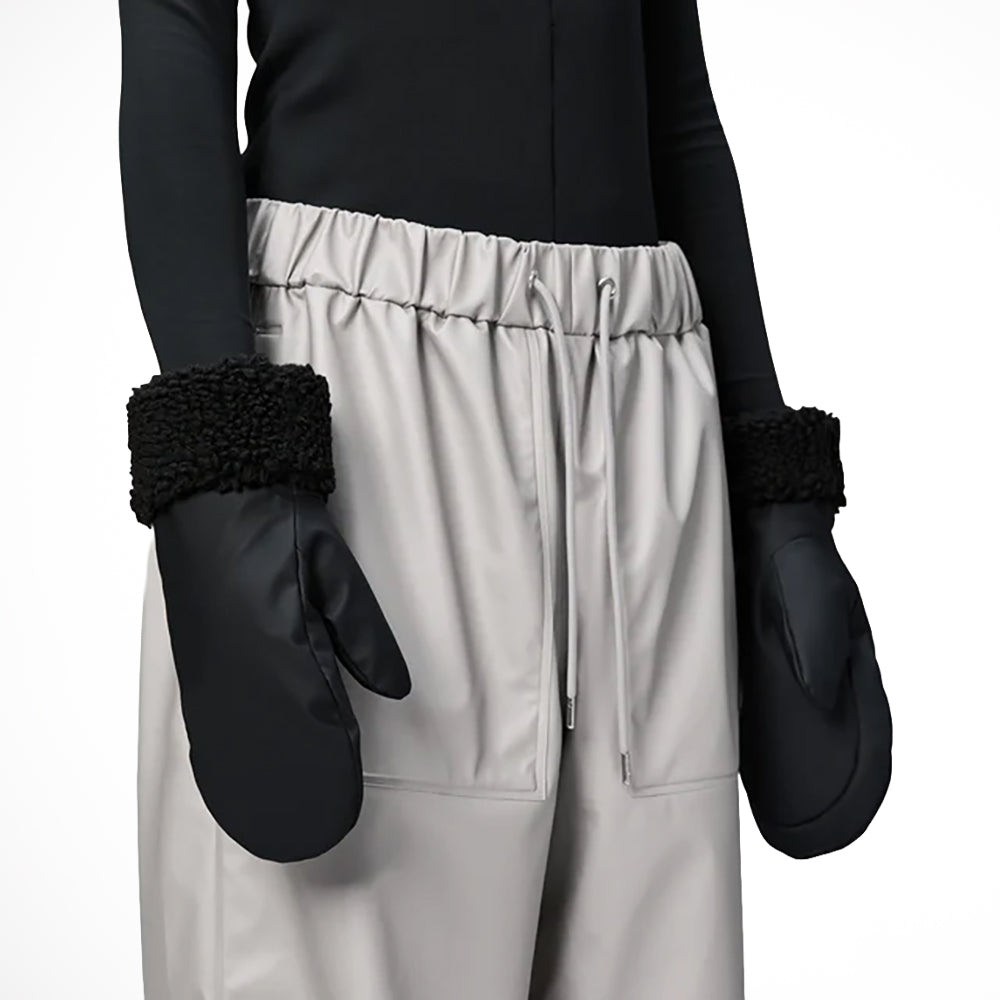 Rains Waterproof Puffer Fleece Mittens | Simons Shoes