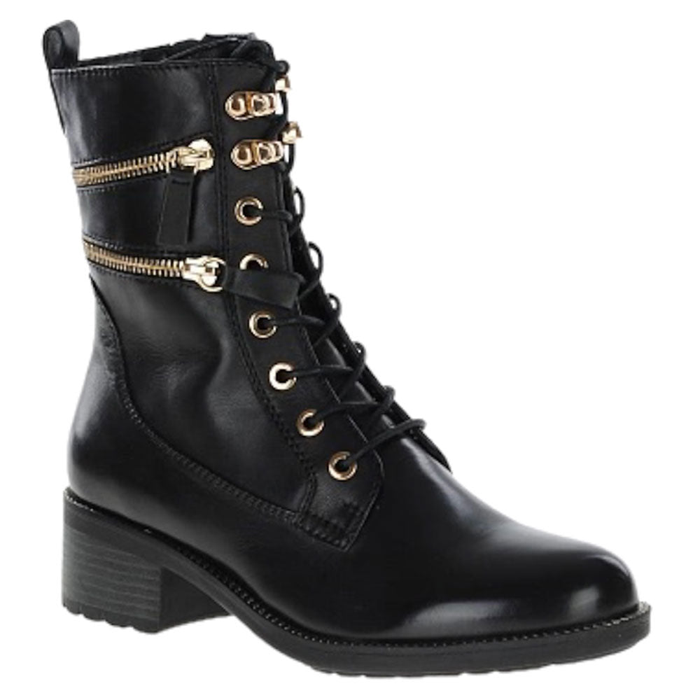 Regarde Le Ciel Emily-38 Bootie Womens Shoes Delice Black/Gold