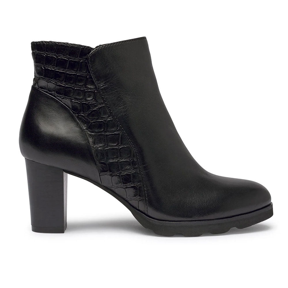 Regarde Le Ciel Patricia-49 Bootie Womens Shoes Delice/Ocelot Black