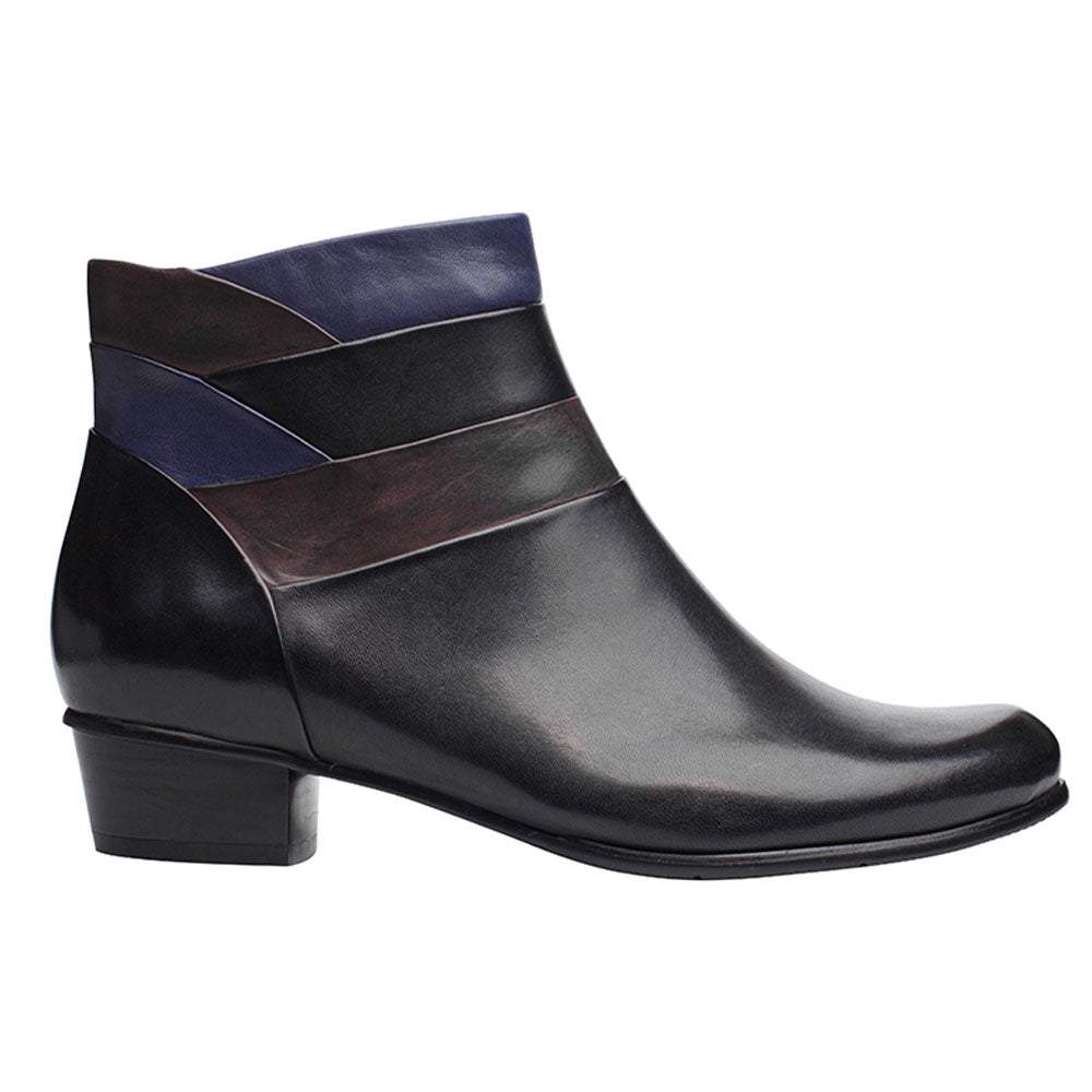 Regarde Le Ciel Stefany-390 Womens Shoes Black/Muddy/Melanzana