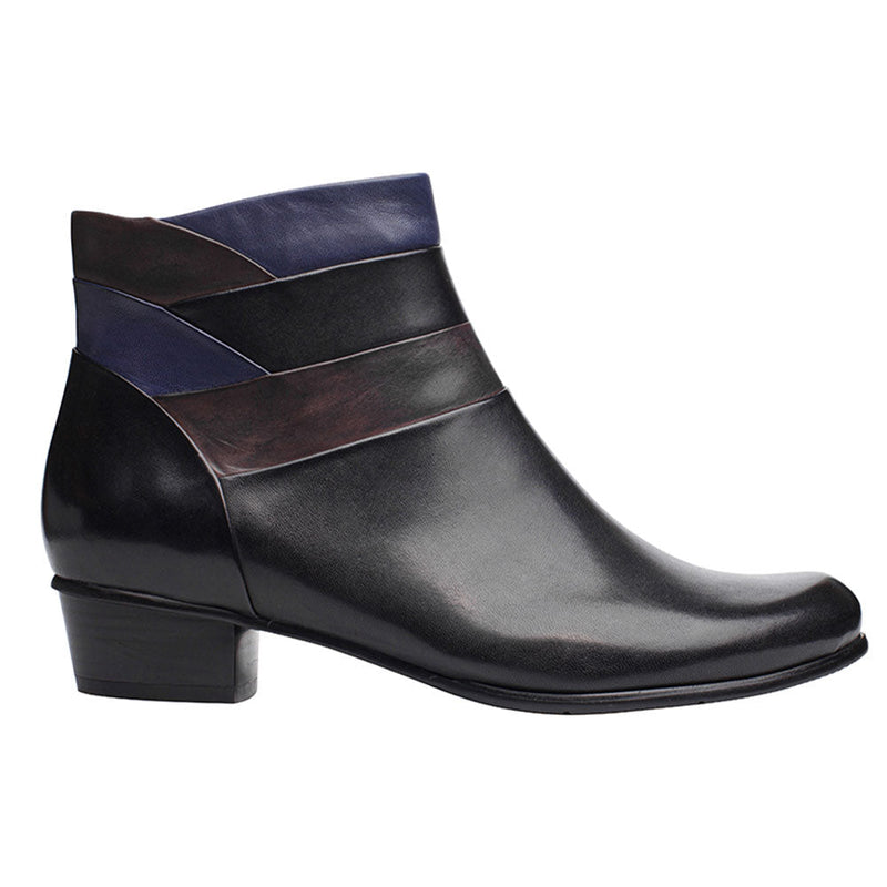Regarde Le Ciel Stefany-390 Womens Shoes Black/Muddy/Melanzana