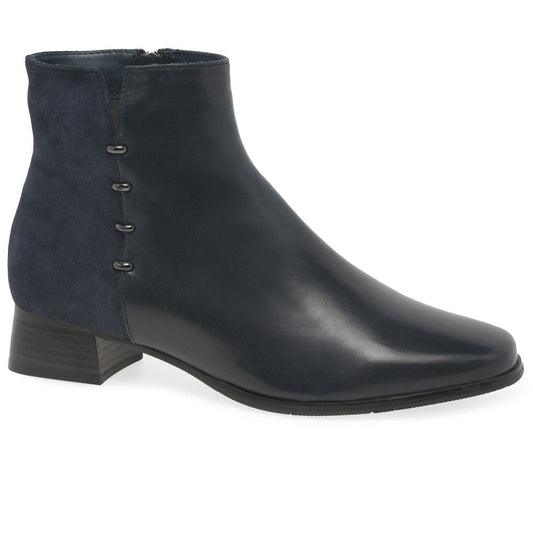 Regarde Le Ciel Thea-01 Bootie Womens Shoes Navy