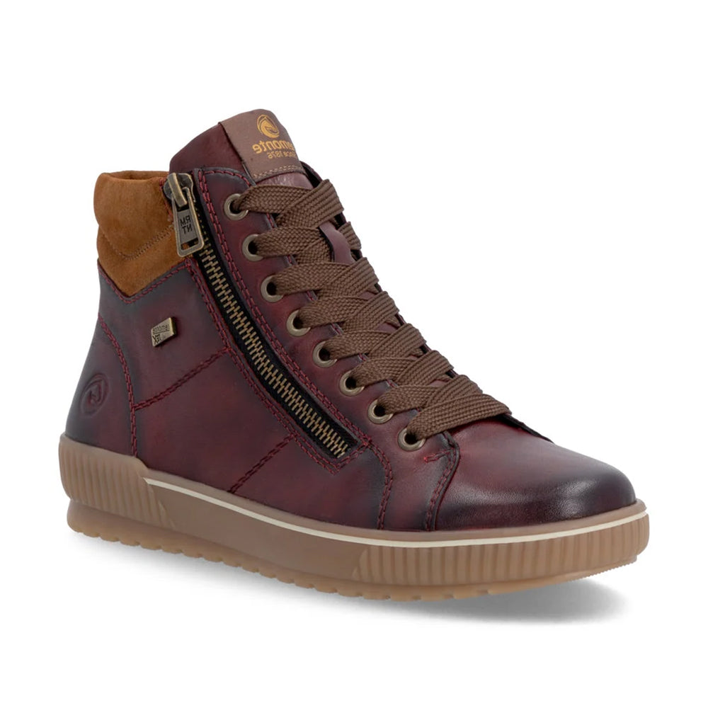 Remonte D0772 Womens Shoes 37Vino/Reh/Vinorosso