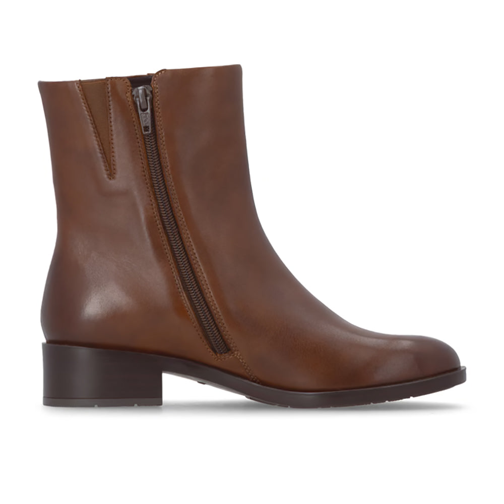 Remonte D3U73 Leather Ankle Boot with Side Zip