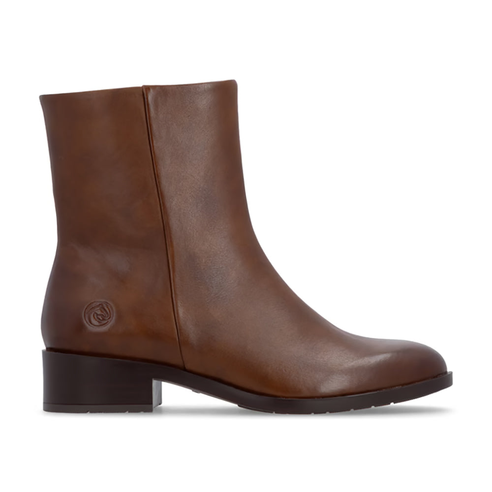 Remonte D3U73 Leather Ankle Boot with Side Zip