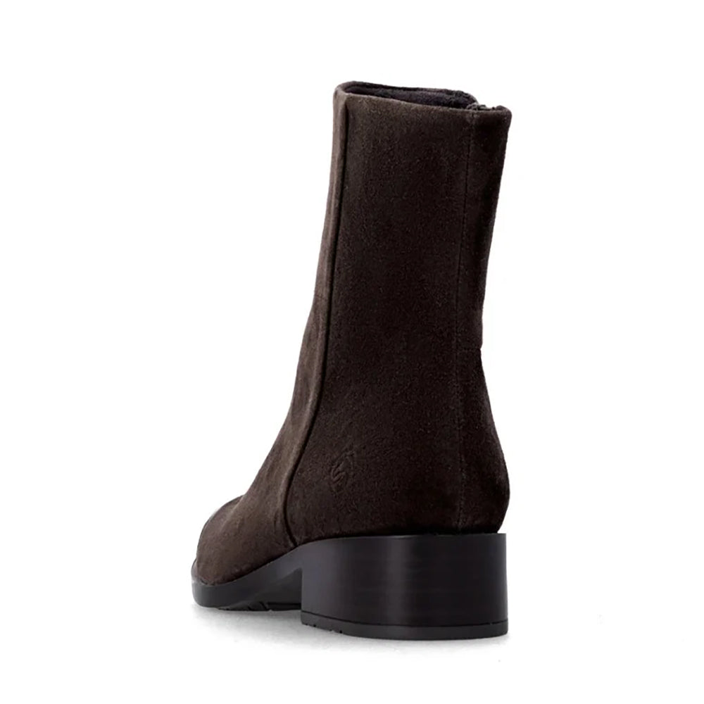 Remonte D3U73 Leather Ankle Boot with Side Zip