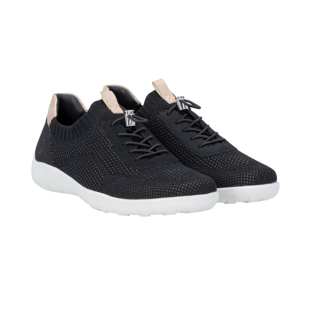 Remonte R3520 Womens Shoes Schwarz-Lightrose/Schwarz/Rose