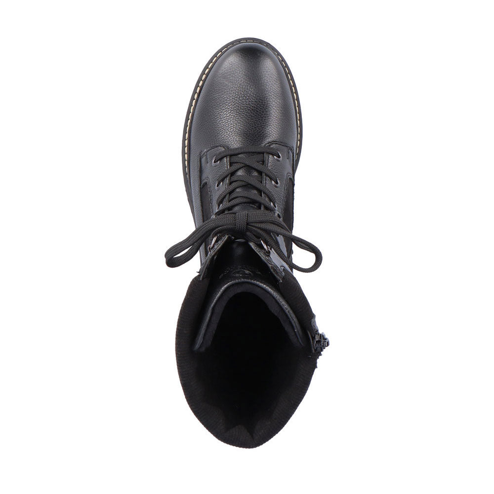 Remonte Astra Lace Tex Boot (D0B76) Womens Shoes 01 Black