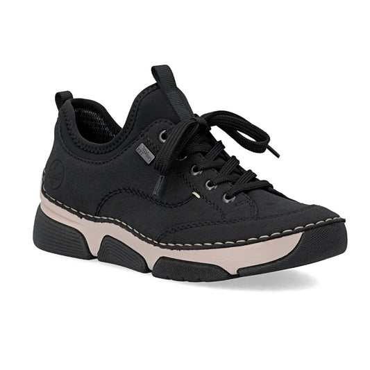 Rieker 45976 Womens Shoes Schwarz/Schwarz