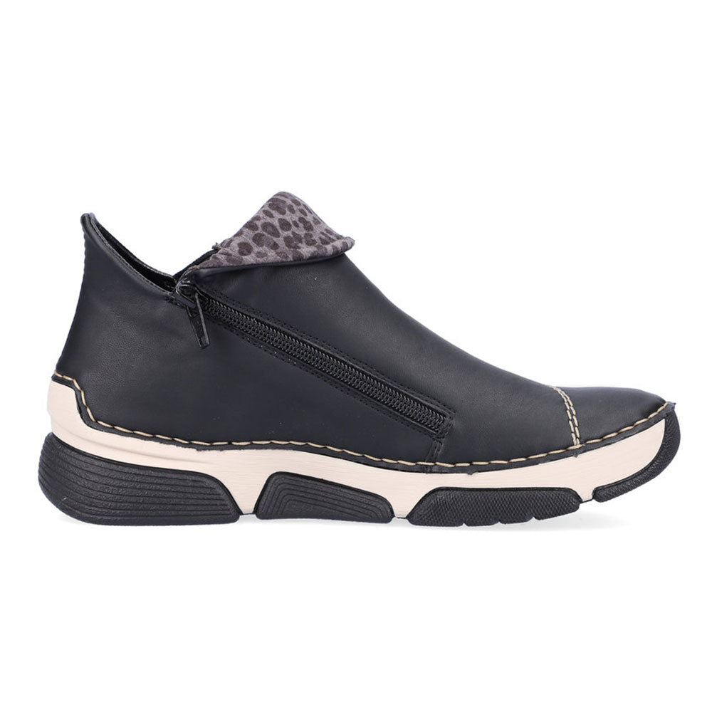 Rieker 45983 Womens Shoes Schwarz