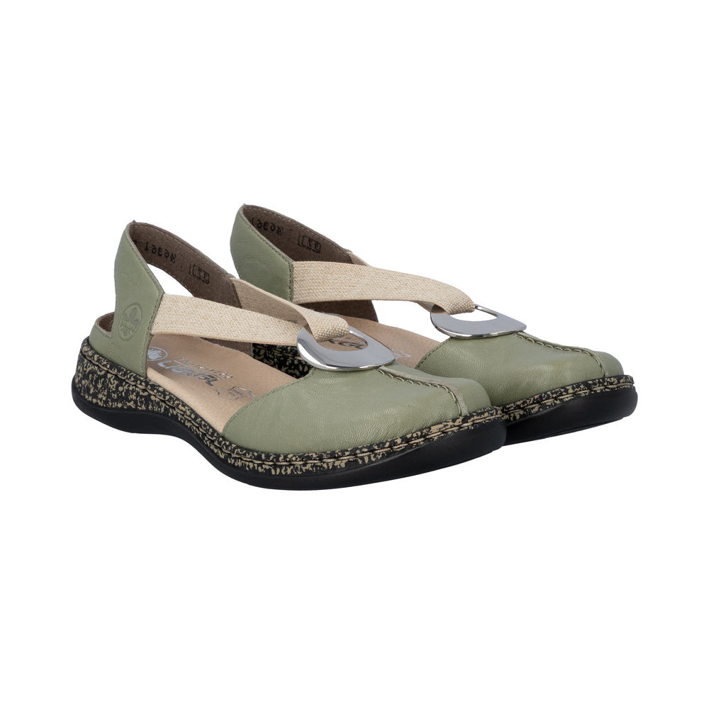 Rieker 46361 Womens Shoes Mint