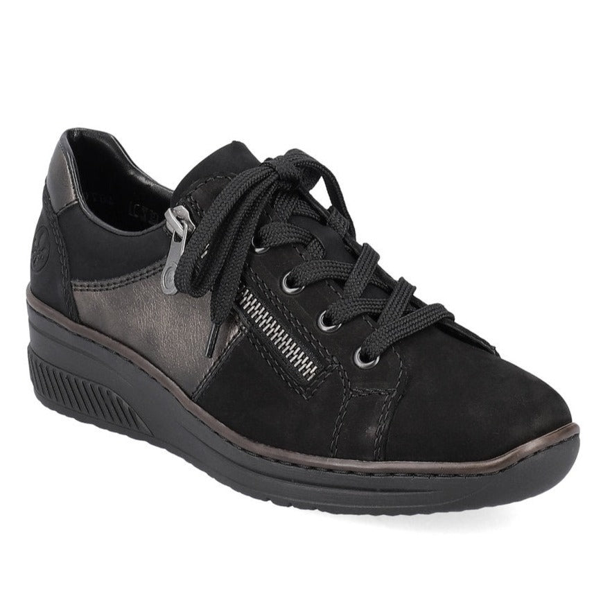 Rieker 48700 Sneaker Womens Shoes 00 Black