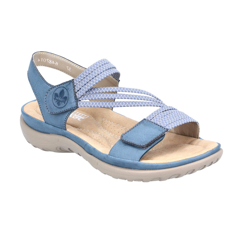Rieker 64870 Womens Shoes Royal