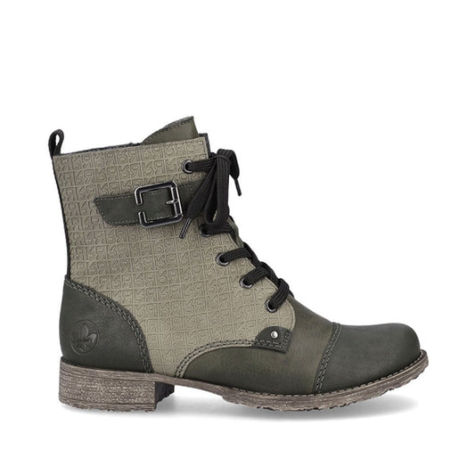 Rieker 70814 Womens Shoes Forest