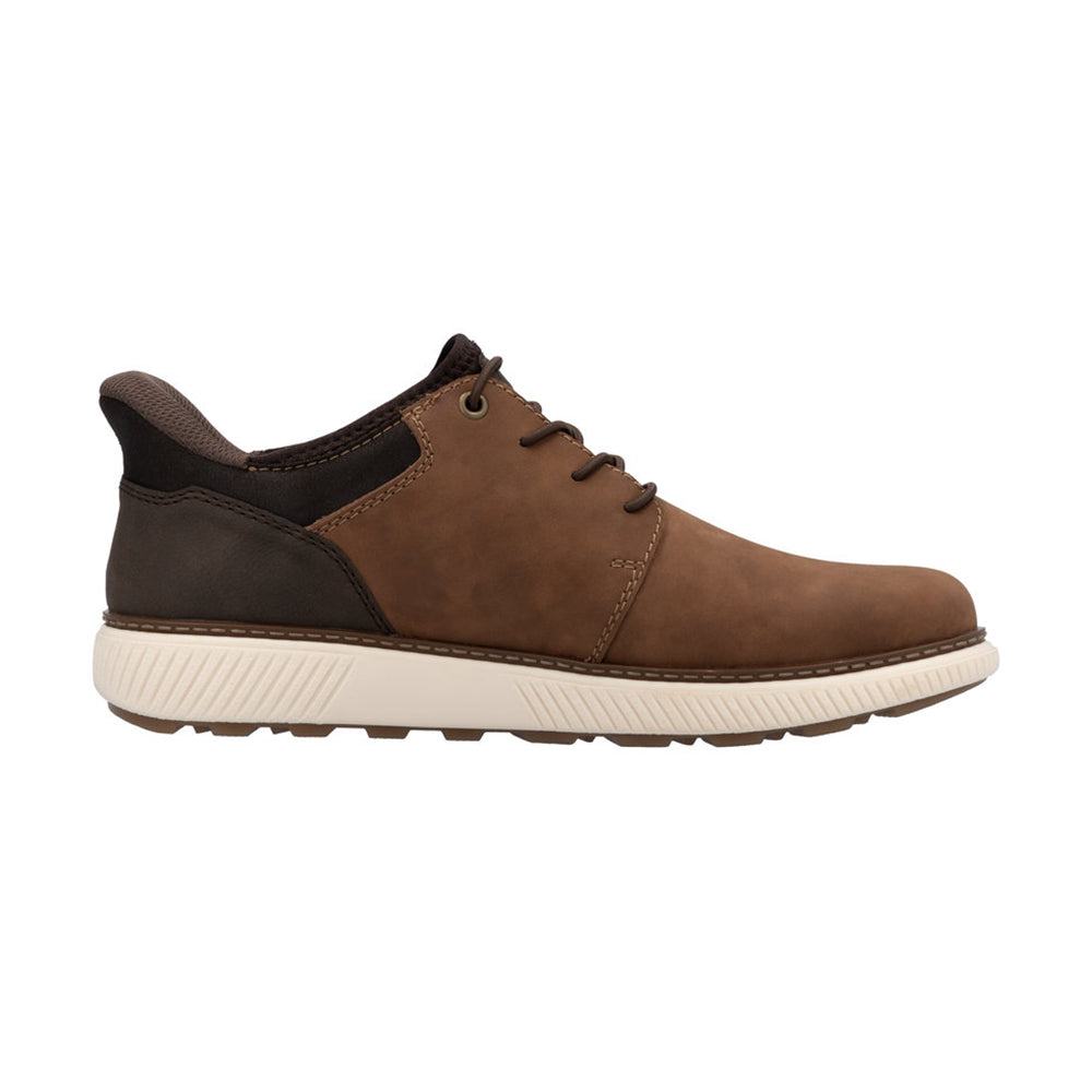 Rieker 08067 - Scarpe Basse Uomo In Pelle, Comode Con Chiusura A Strappo E Larghezza Comfort