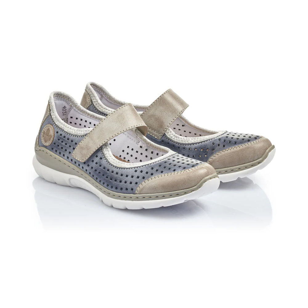 Rieker L32B5 Womens Shoes Steel