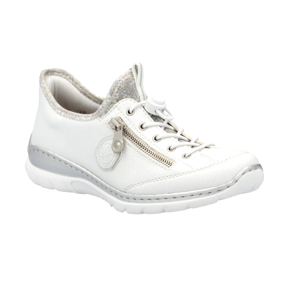 Rieker L32F1 Womens Shoes Weiss