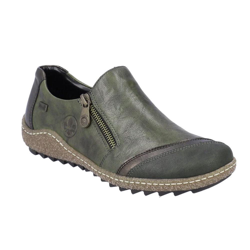 Rieker L7571 Womens Shoes Forest