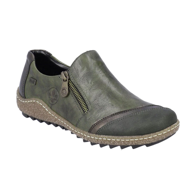Rieker L7571 Womens Shoes Forest