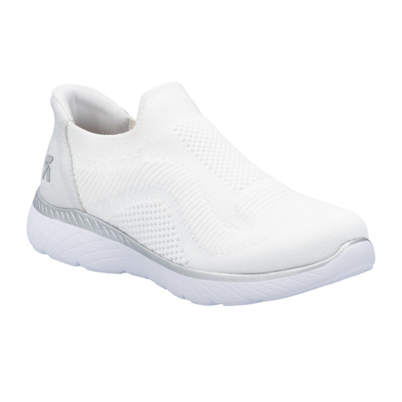 Rieker M5072 Womens Shoes Weiss