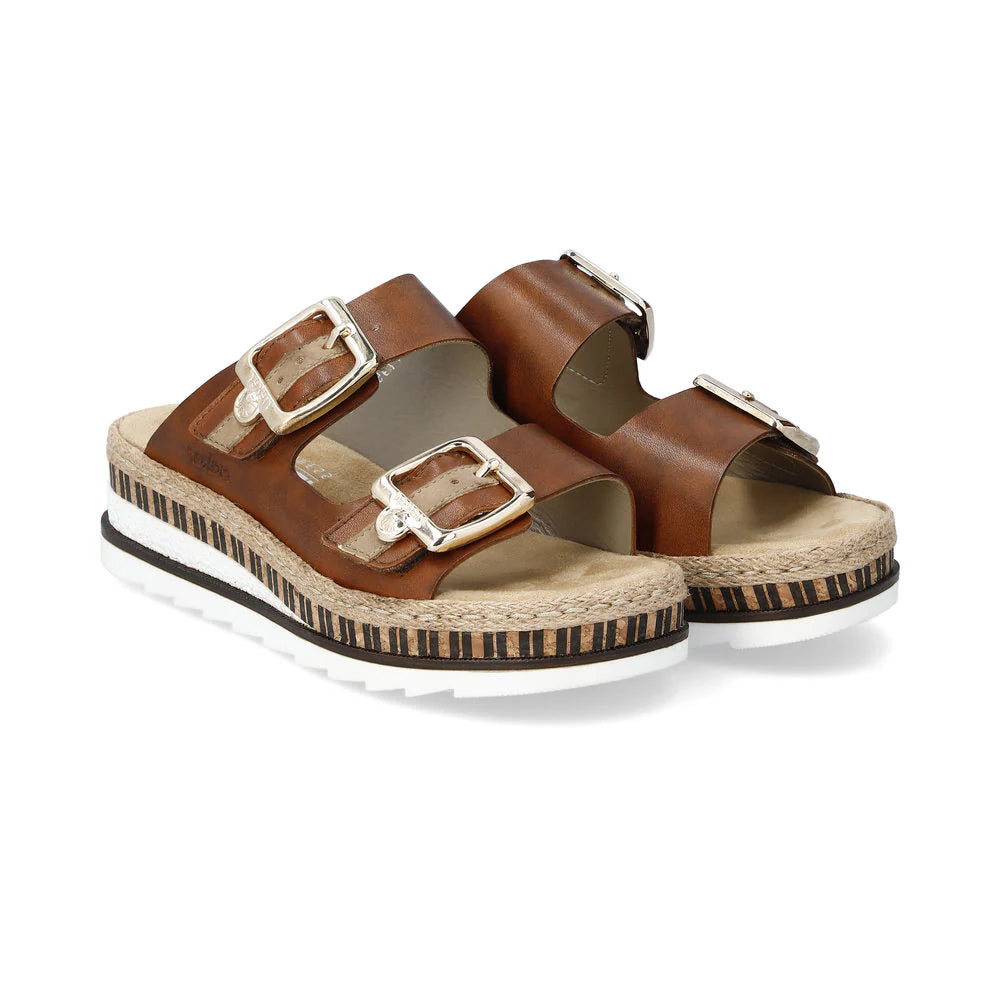 Rieker V7955 Womens Shoes Reh/Shell