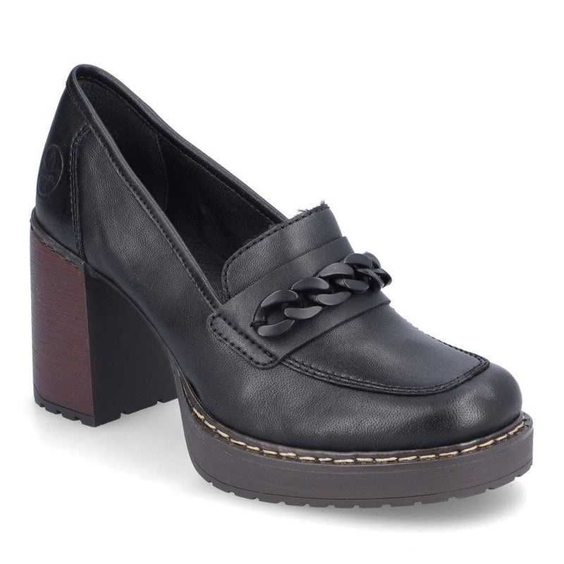 Rieker Y4150 Womens Shoes Black
