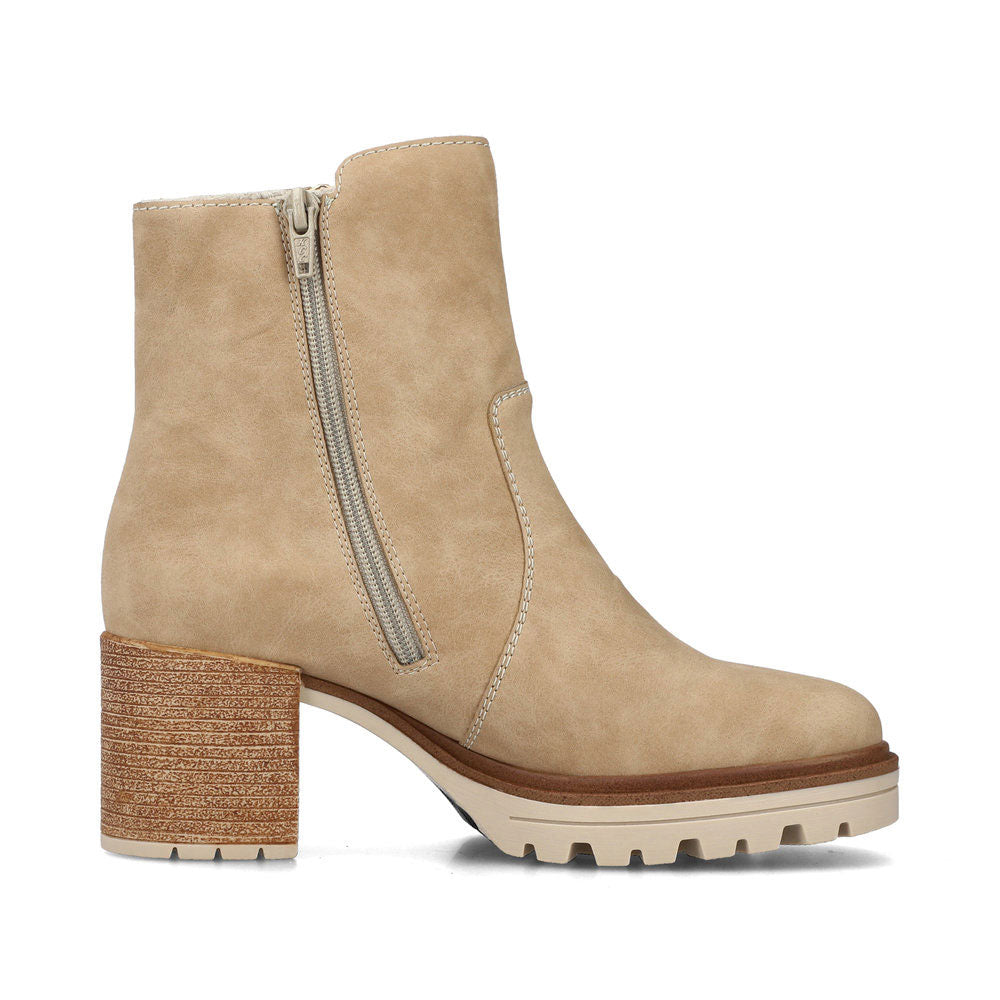 Rieker Women's Block Heel Ankle Boot (Y9060-60) | Simons Shoes
