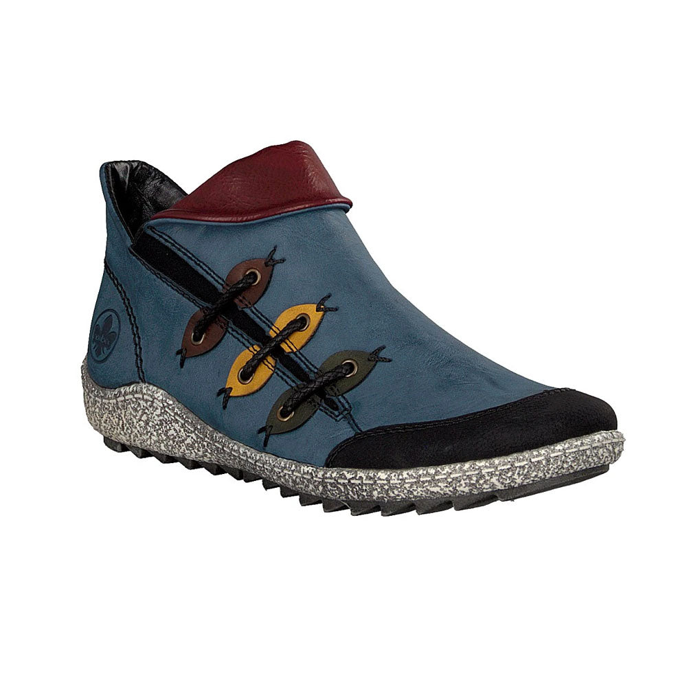 Rieker Z7582 Womens Shoes Schwarz