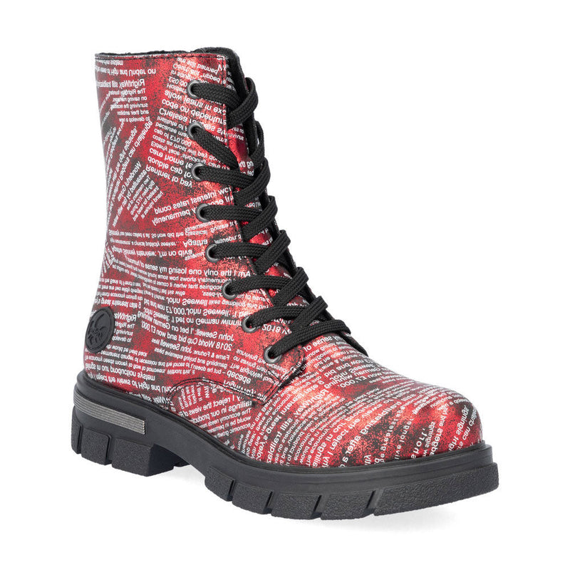 Rieker Z9120 Womens Shoes Rot