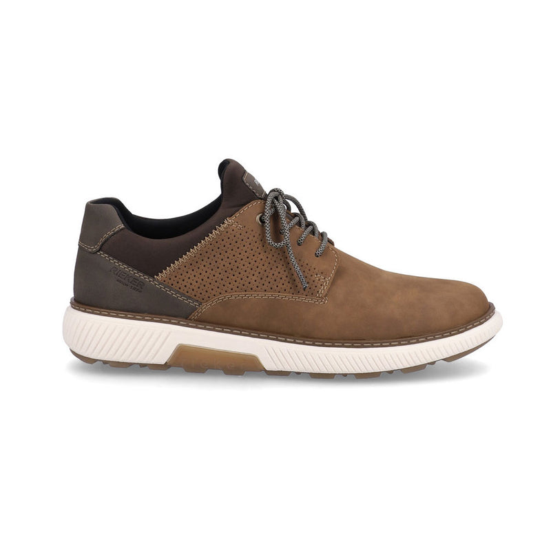 Rieker Men's Lace Up Sneaker (B3355) Mens Shoes Brown