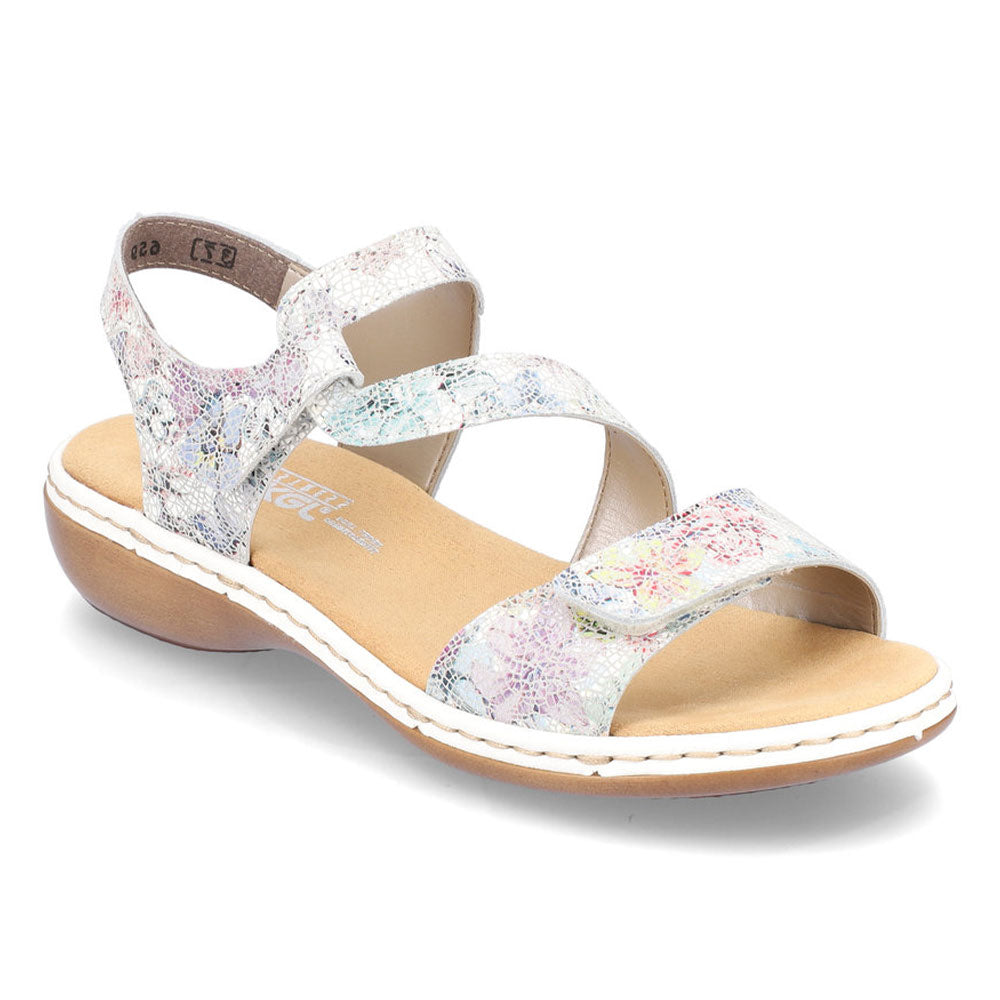 Rieker 659C7 Womens Shoes Ice Multi Sunset