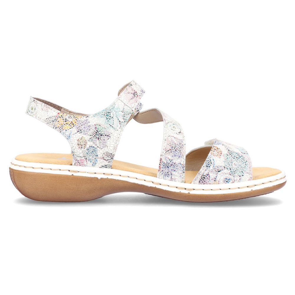 Rieker 659C7 Womens Shoes Ice Multi Sunset
