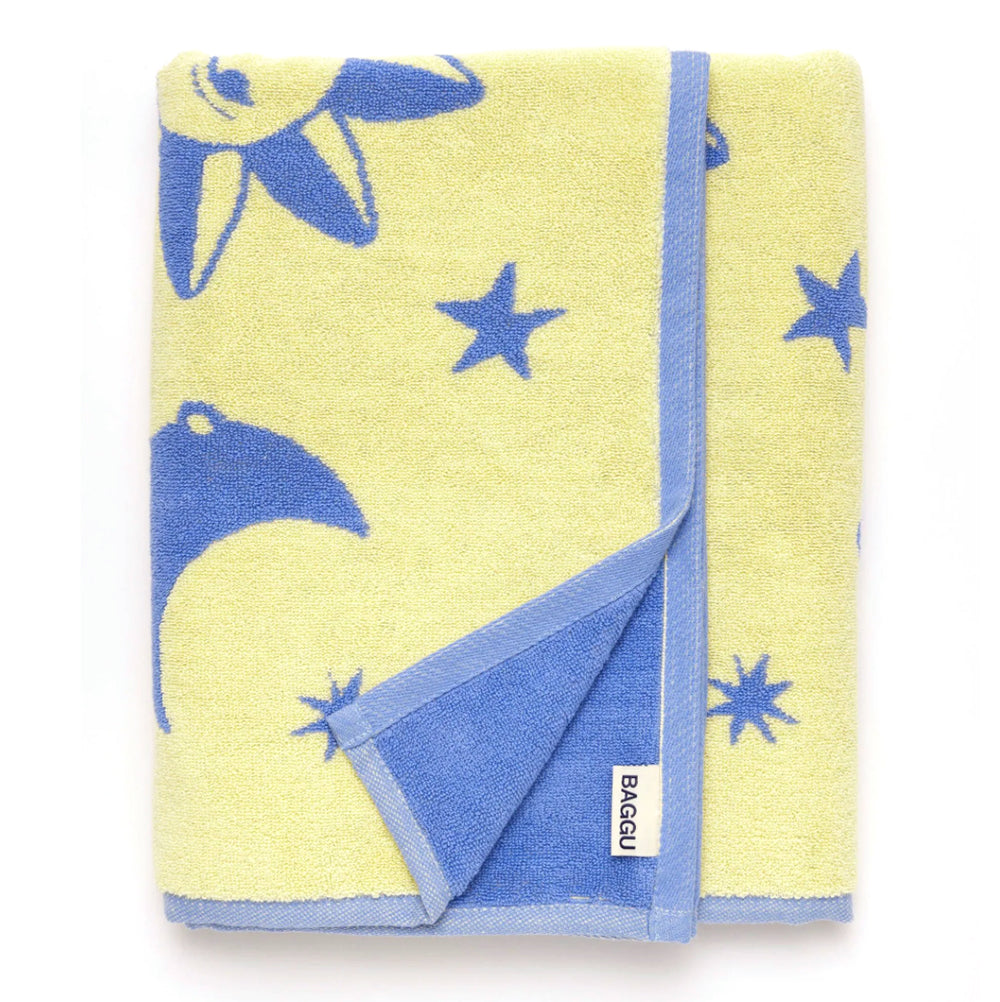 Baggu Bath Towel Accessories Sun and Moons