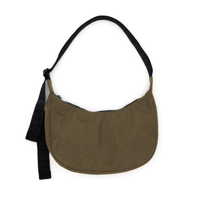 Baggu Medium Nylon Crescent Handbags Seaweed