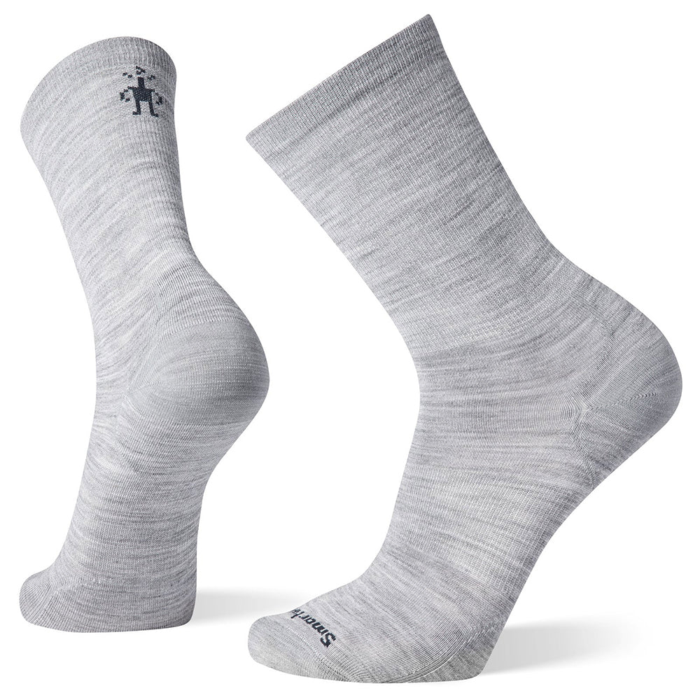 Smartwool Everyday Anchor Line Crew Socks Womens Hosiery 039 Light Gray