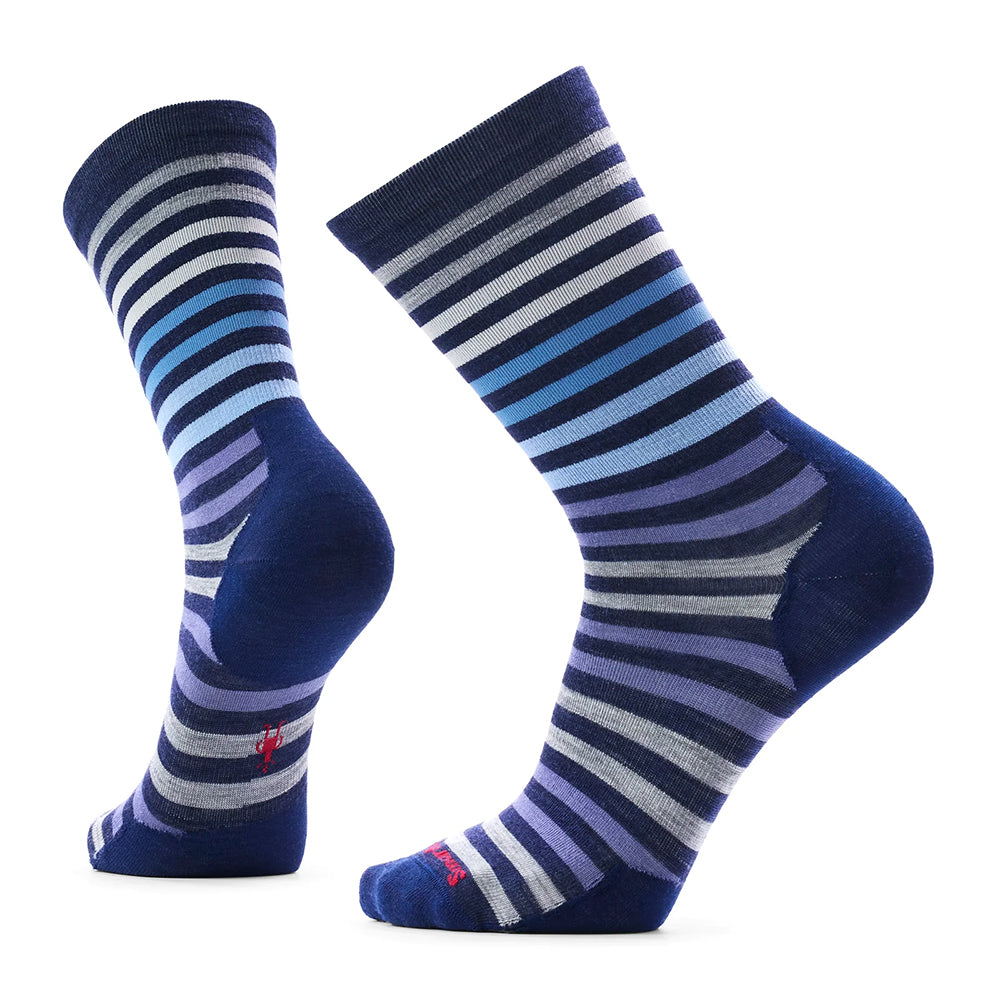 Smartwool Everyday Spruce Street Crew Socks Mens Hosiery Q29 Deep Navy-Nightfall Blue