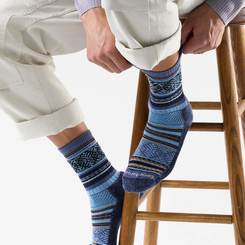 Smartwool Everyday Cozy Fair Isle Sweater Crew Socks - SW001881 Mens Hosiery