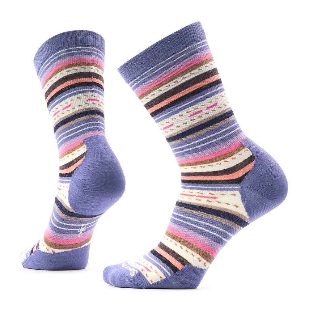 Smartwool Women's Everyday Margarita Crew Socks Womens Hosiery P43 Nightfall Blue