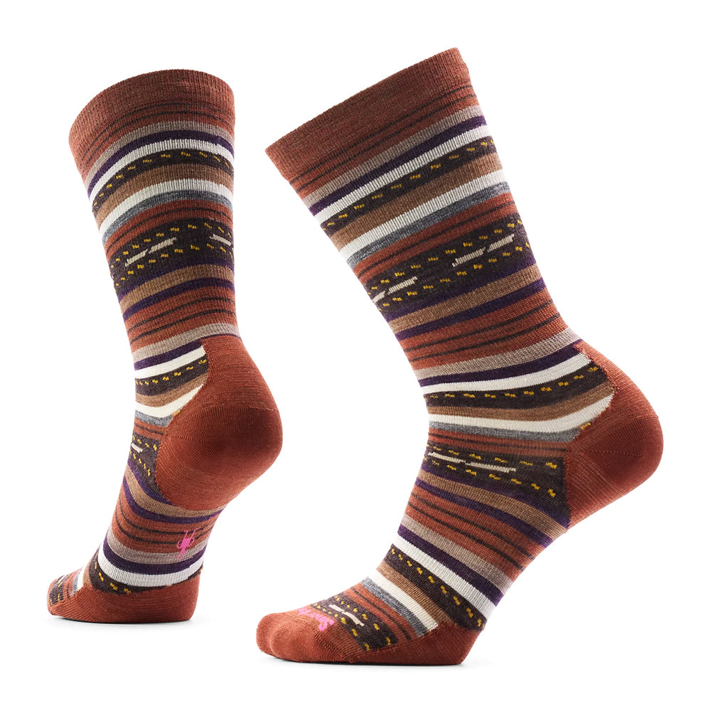 Smartwool Women's Everyday Margarita Crew Socks Womens Hosiery J33 Picante