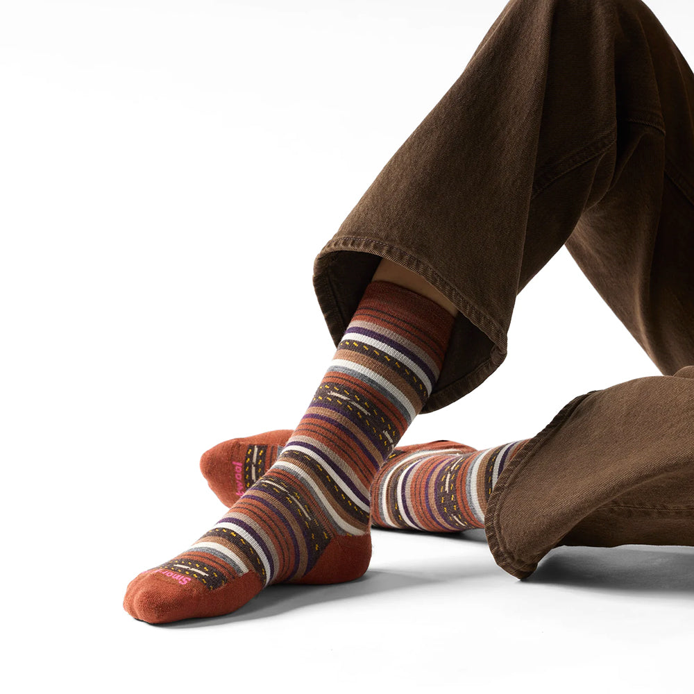 Smartwool Women's Everyday Margarita Crew Socks Womens Hosiery